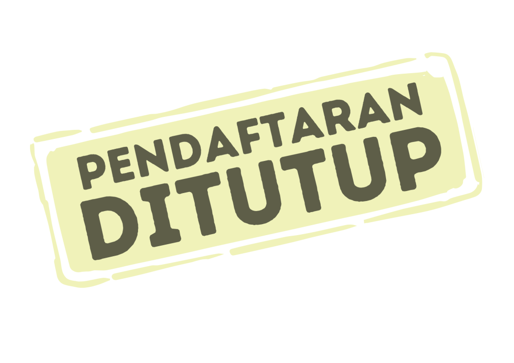 Pendatafaran Ditutup