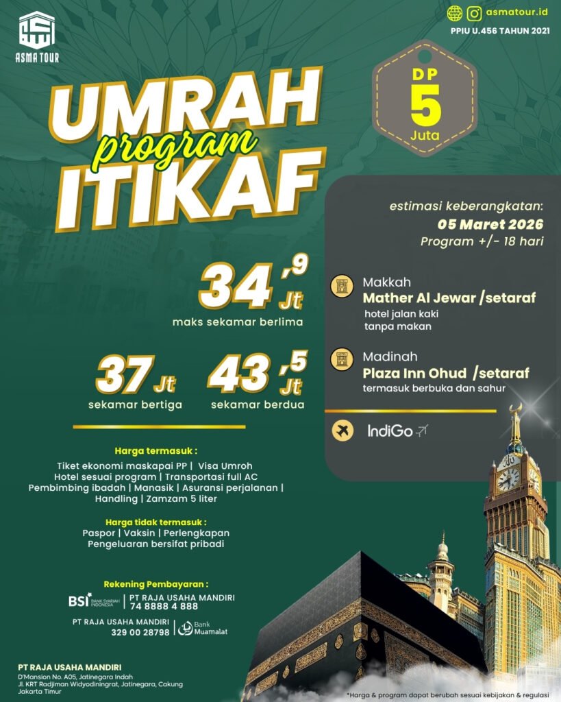 Umroh Itikaf 2026