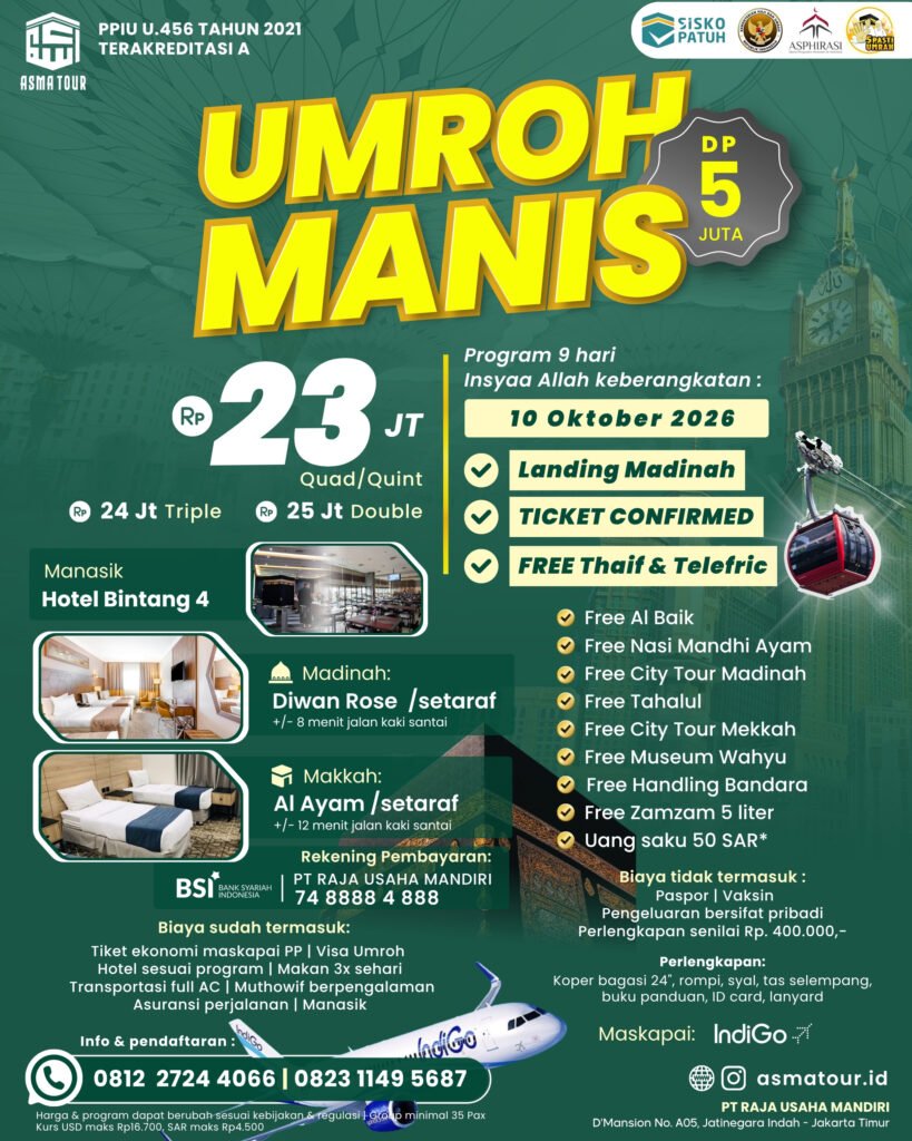 07 Umroh Manis 10 OKT 2026