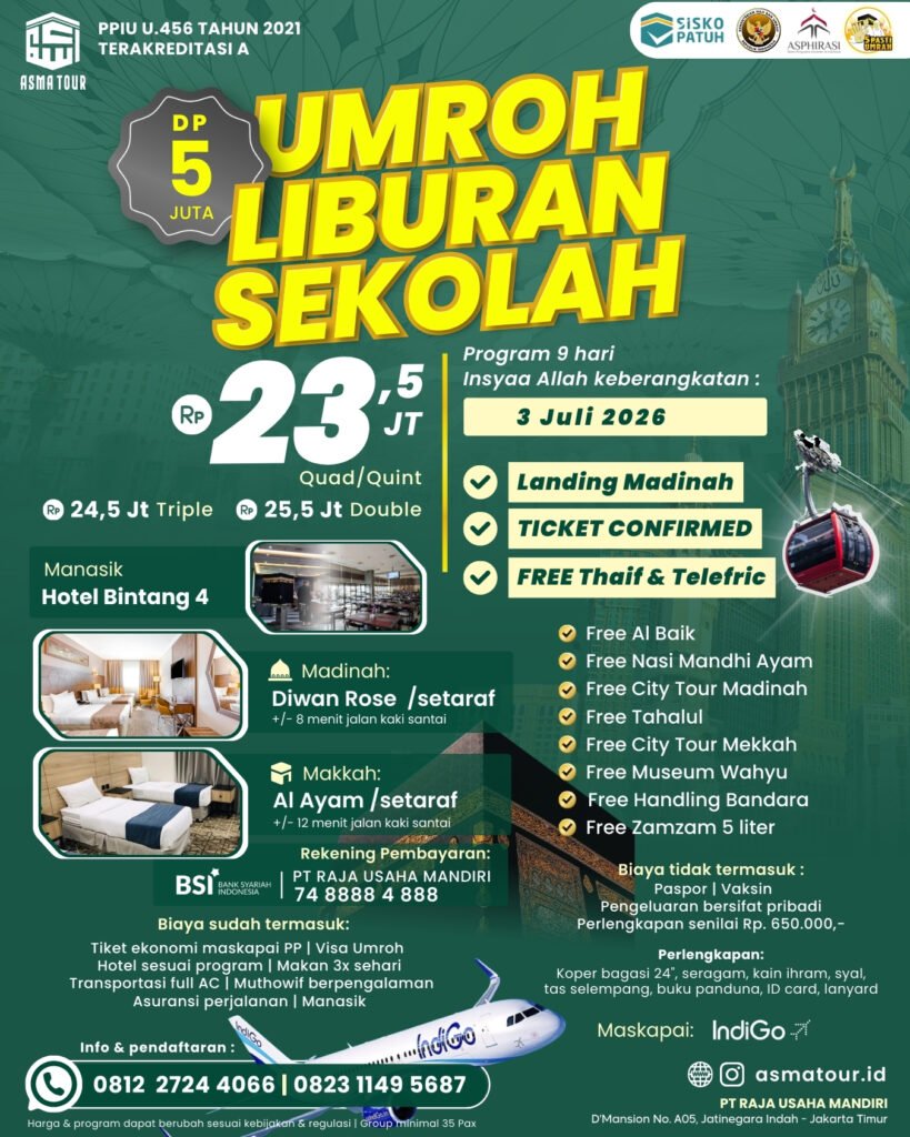Umroh Liburan Sekolah