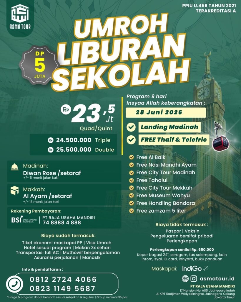 2606 Umroh 28 JUN 2026